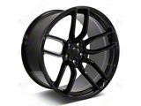 Flow Forged Hellcat Style Gloss Black Wheel; Rear Only; 20x11; 22mm Offset (06-10 RWD Charger)