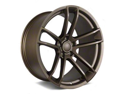 Factory Style Wheels Flow Forged Widebody 2 Style Matte Bronze Wheel; Rear Only; 20x11; 22mm Offset (06-10 RWD Charger)