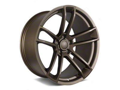 Factory Style Wheels Flow Forged Widebody 2 Style Matte Bronze Wheel; Rear Only; 20x11 (06-10 RWD Charger)