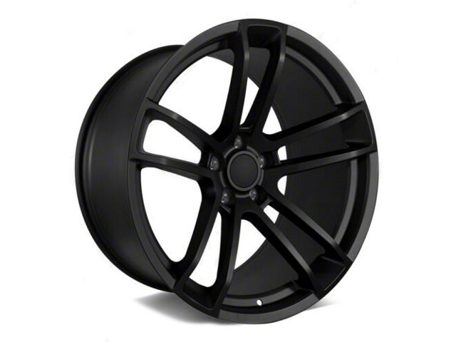 Factory Style Wheels Flow Forged Widebody 2 Style Satin Black Wheel; Rear Only; 20x11 (06-10 RWD Charger)