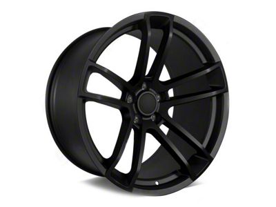 Factory Style Wheels Flow Forged Widebody 2 Style Satin Black Wheel; 20x9.5 (06-10 RWD Charger)
