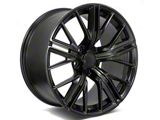 ZL Mesh Style Satin Black Wheel; Rear Only; 20x11; 43mm Offset (10-15 Camaro)