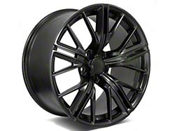ZL Mesh Style Satin Black Wheel; Rear Only; 20x11; 43mm Offset (10-15 Camaro)