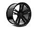 Factory Style Wheels ZL Split Style Gloss Black Wheel; Rear Only; 20x11 (10-15 Camaro)