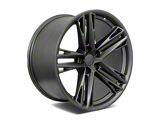 ZL Split Style Matte Gunmetal Wheel; Rear Only; 20x11; 43mm Offset (10-15 Camaro)