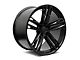 Factory Style Wheels ZL Split Style Satin Black Wheel; Rear Only; 20x11 (10-15 Camaro)