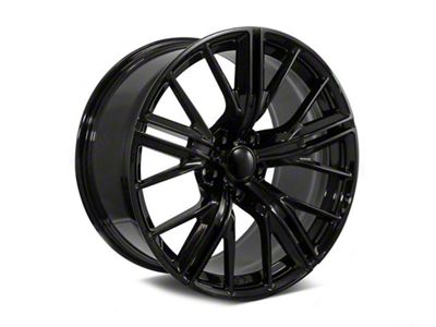 Factory Style Wheels ZL Mesh Style Gloss Black Wheel; 20x10; 23mm Offset (16-24 Camaro)