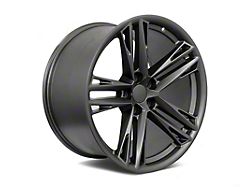 ZL Split Style Matte Gunmetal Wheel; 20x10; 23mm Offset (16-24 Camaro)