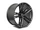 Factory Style Wheels ZL Split Style Matte Gunmetal Wheel; Rear Only; 20x11 (16-24 Camaro)