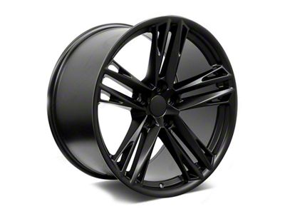 Factory Style Wheels ZL Split Style Satin Black Wheel; 20x10; 23mm Offset (16-24 Camaro)