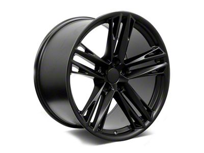 Factory Style Wheels ZL Split Style Satin Black Wheel; 20x10 (16-24 Camaro)