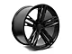 Factory Style Wheels ZL Split Style Satin Black Wheel; 20x10 (16-24 Camaro)
