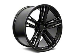 ZL Split Style Satin Black Wheel; Rear Only; 20x11; 43mm Offset (16-24 Camaro)