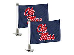 Ambassador Flags with Ole Miss Logo; Navy (Universal; Some Adaptation May Be Required)