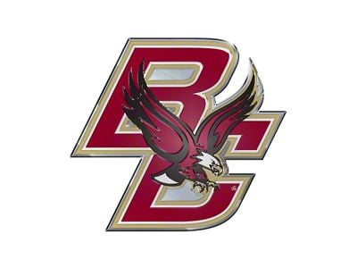 Boston College Embossed Emblem; Maroon (Universal; Some Adaptation May Be Required)