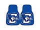 Carpet Front Floor Mats with Creighton University Logo; Blue (Universal; Some Adaptation May Be Required)