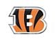 Cincinnati Bengals Embossed Emblem; Orange and Black (Universal; Some Adaptation May Be Required)