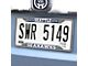 License Plate Frame with Seattle Seahawks Logo; Blue (Universal; Some Adaptation May Be Required)