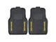 Molded Front Floor Mats with Golden State Warriors Logo (Universal; Some Adaptation May Be Required)