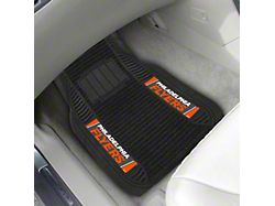 Molded Front Floor Mats with Philadelphia Flyers Logo (Universal; Some Adaptation May Be Required)