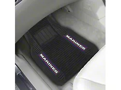 Molded Front Floor Mats with U.S. Marines Logo (Universal; Some Adaptation May Be Required)