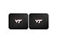 Molded Rear Floor Mats with Virginia Tech Logo (Universal; Some Adaptation May Be Required)