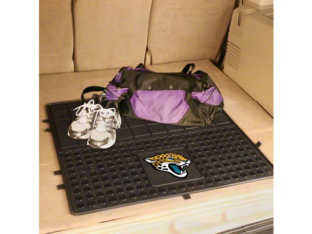 Molded Trunk Mat with Jacksonville Jaguars Logo (Universal; Some Adaptation May Be Required)