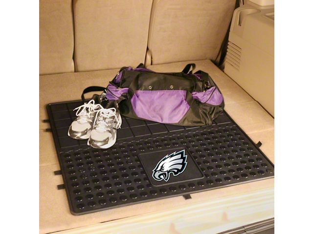 Molded Trunk Mat with Philadelphia Eagles Logo (Universal; Some Adaptation May Be Required)