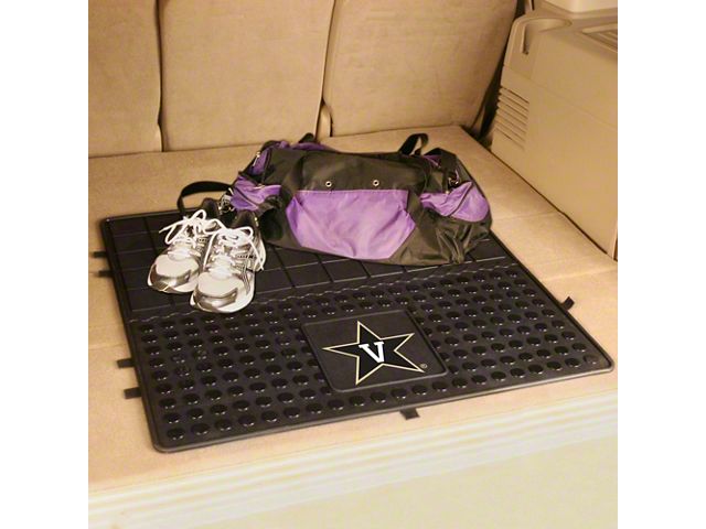 Molded Trunk Mat with Vanderbilt University Logo (Universal; Some Adaptation May Be Required)
