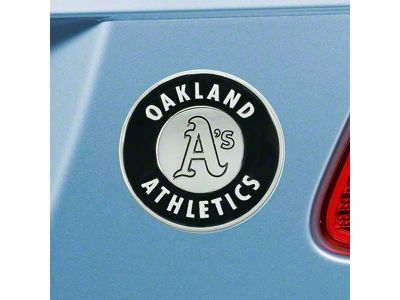 Oakland Athletics Emblem; Chrome (Universal; Some Adaptation May Be Required)