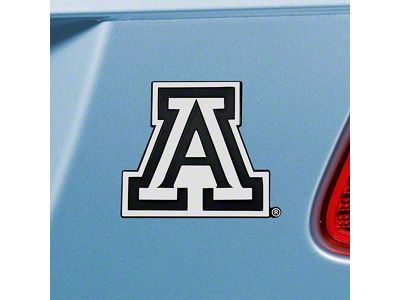 University of Arizona Emblem; Chrome (Universal; Some Adaptation May Be Required)