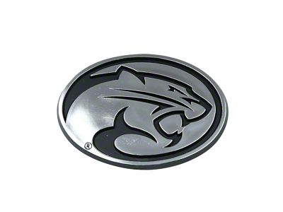 University of Houston Molded Emblem; Chrome (Universal; Some Adaptation May Be Required)