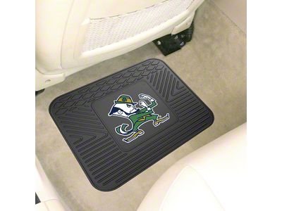 Utility Mat with Notre Dame Logo; Black (Universal; Some Adaptation May Be Required)