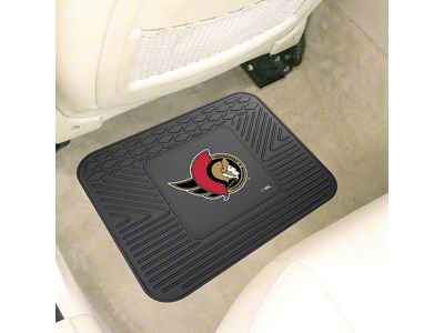 Utility Mat with Ottawa Senators Logo; Black (Universal; Some Adaptation May Be Required)