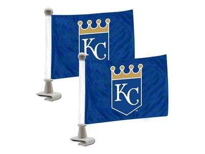 Ambassador Flags with Kansas City Royals Logo; Blue (Universal; Some Adaptation May Be Required)