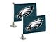 Ambassador Flags with Philadelphia Eagles Logo; Green (Universal; Some Adaptation May Be Required)