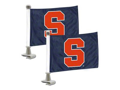Ambassador Flags with Syracuse University Logo; Blue (Universal; Some Adaptation May Be Required)