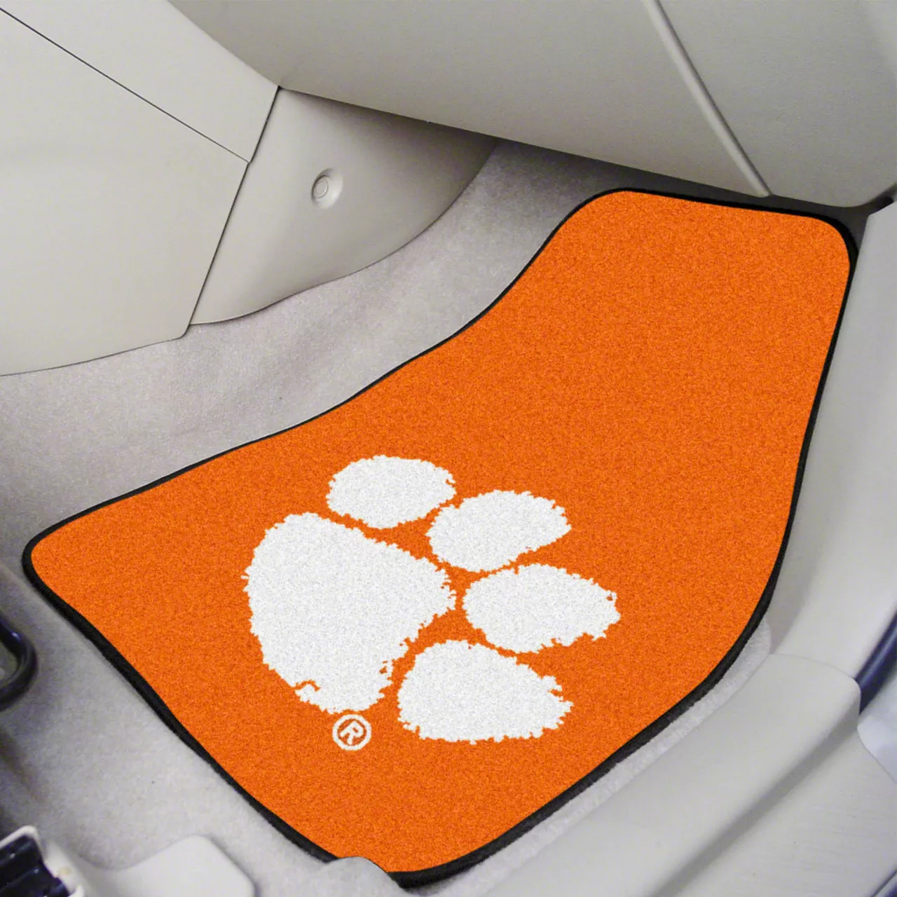 Challenger Carpet Front Floor Mats with Clemson University Logo; Orange ...