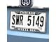 License Plate Frame with Chicago White Sox Logo; Black (Universal; Some Adaptation May Be Required)