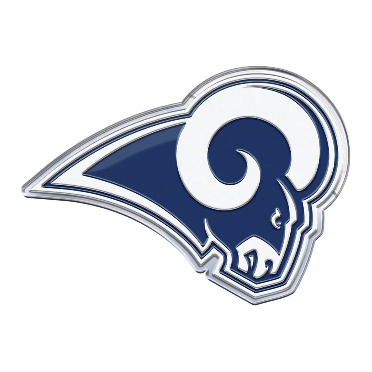 Challenger Los Angeles Rams Embossed Emblem; Blue (Universal; Some ...