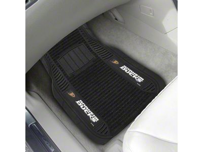 Molded Front Floor Mats with Anaheim Ducks Logo (Universal; Some Adaptation May Be Required)