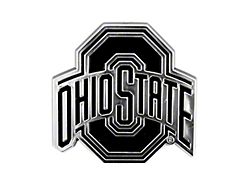 Ohio State University Molded Emblem; Chrome (Universal; Some Adaptation May Be Required)