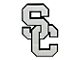 University of Southern California Emblem; Chrome (Universal; Some Adaptation May Be Required)
