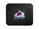 Utility Mat with Colorado Avalanche Logo; Black (Universal; Some Adaptation May Be Required)