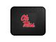 Utility Mat with Ole Miss Logo; Black (Universal; Some Adaptation May Be Required)