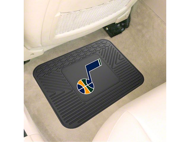 Utility Mat with Utah Jazz Logo; Black (Universal; Some Adaptation May Be Required)