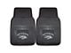 Vinyl Front Floor Mats with University of Nevada Logo; Black (Universal; Some Adaptation May Be Required)