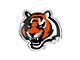 Cincinnati Bengals Embossed Emblem; Orange (Universal; Some Adaptation May Be Required)