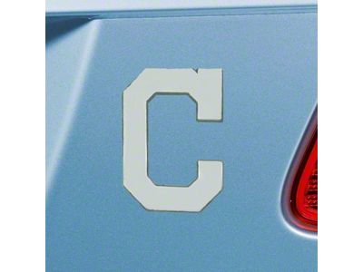 Cleveland Indians Emblem; Chrome (Universal; Some Adaptation May Be Required)