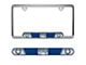 Embossed License Plate Frame with Indianapolis Colts Logo; Blue (Universal; Some Adaptation May Be Required)